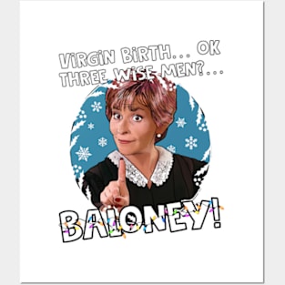 Judge Judy - 3 wise men Baloney Posters and Art